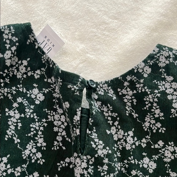 GAP Green Floral Kids Dress - Picture 9 of 11